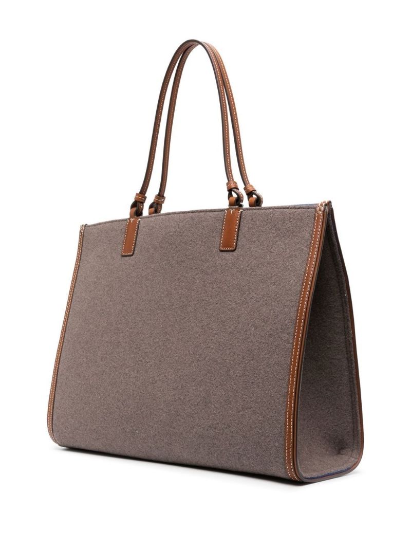 Grey Ella Felt Tote Bag