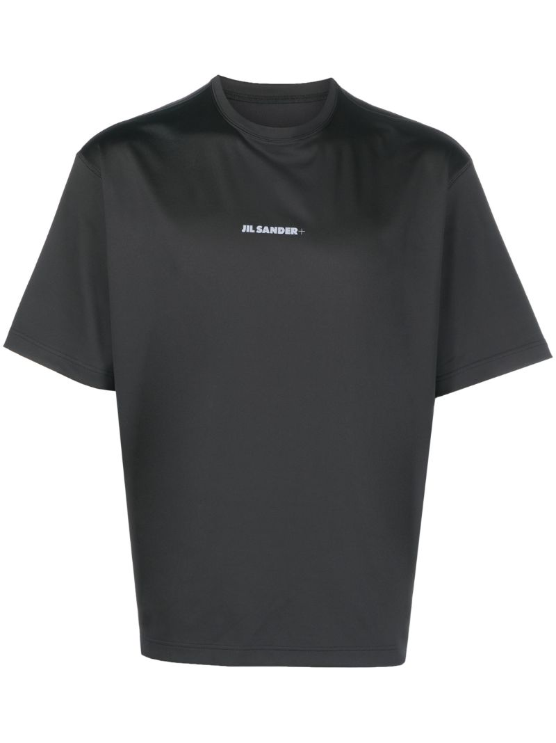 Black Logo Print T-shirt