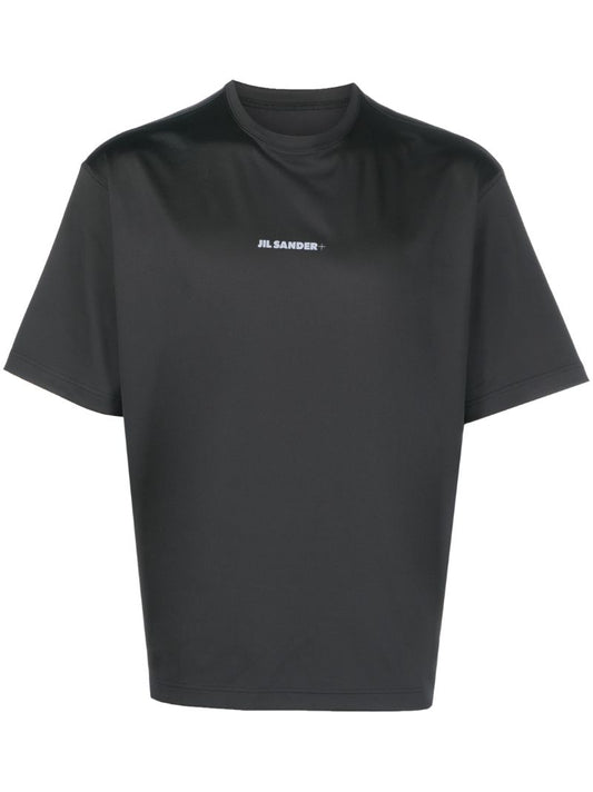 Black Logo Print T-shirt