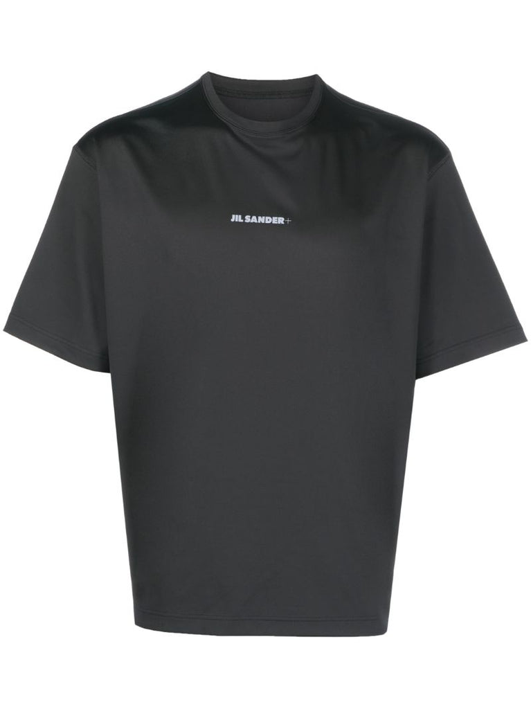 Black Logo Print T-shirt