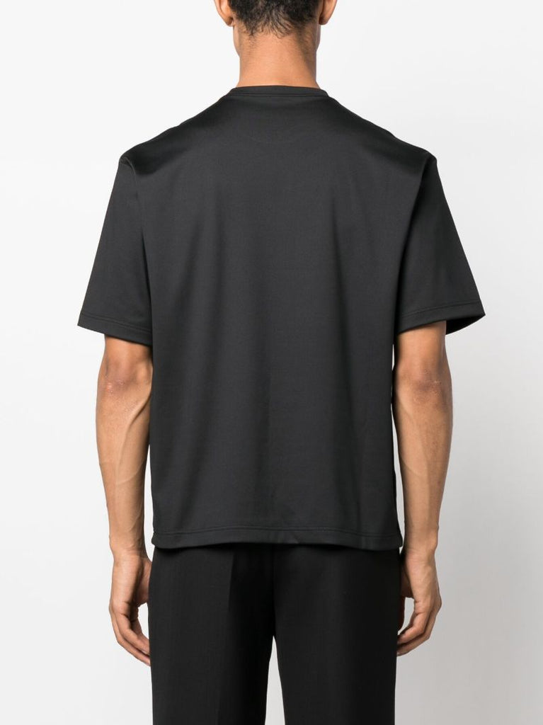 Black Logo Print T-shirt