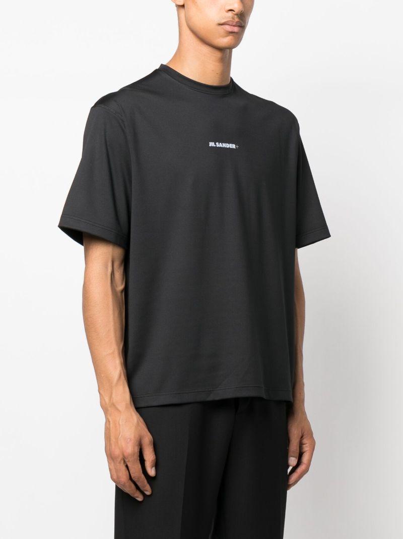 Black Logo Print T-shirt