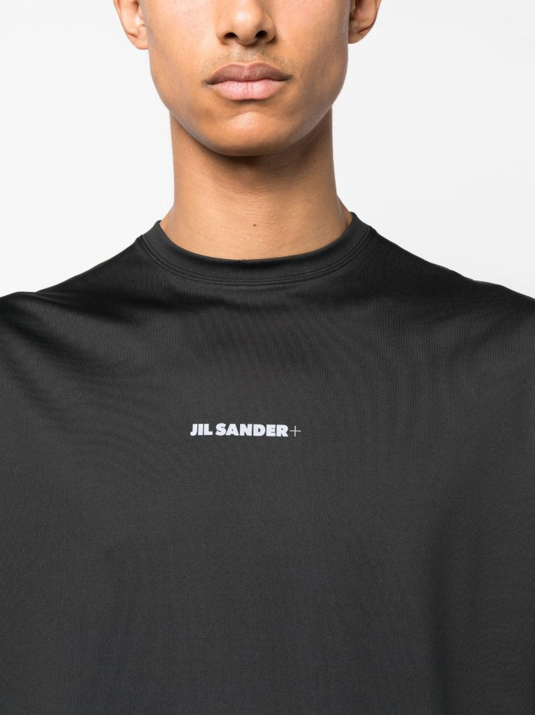 Black Logo Print T-shirt