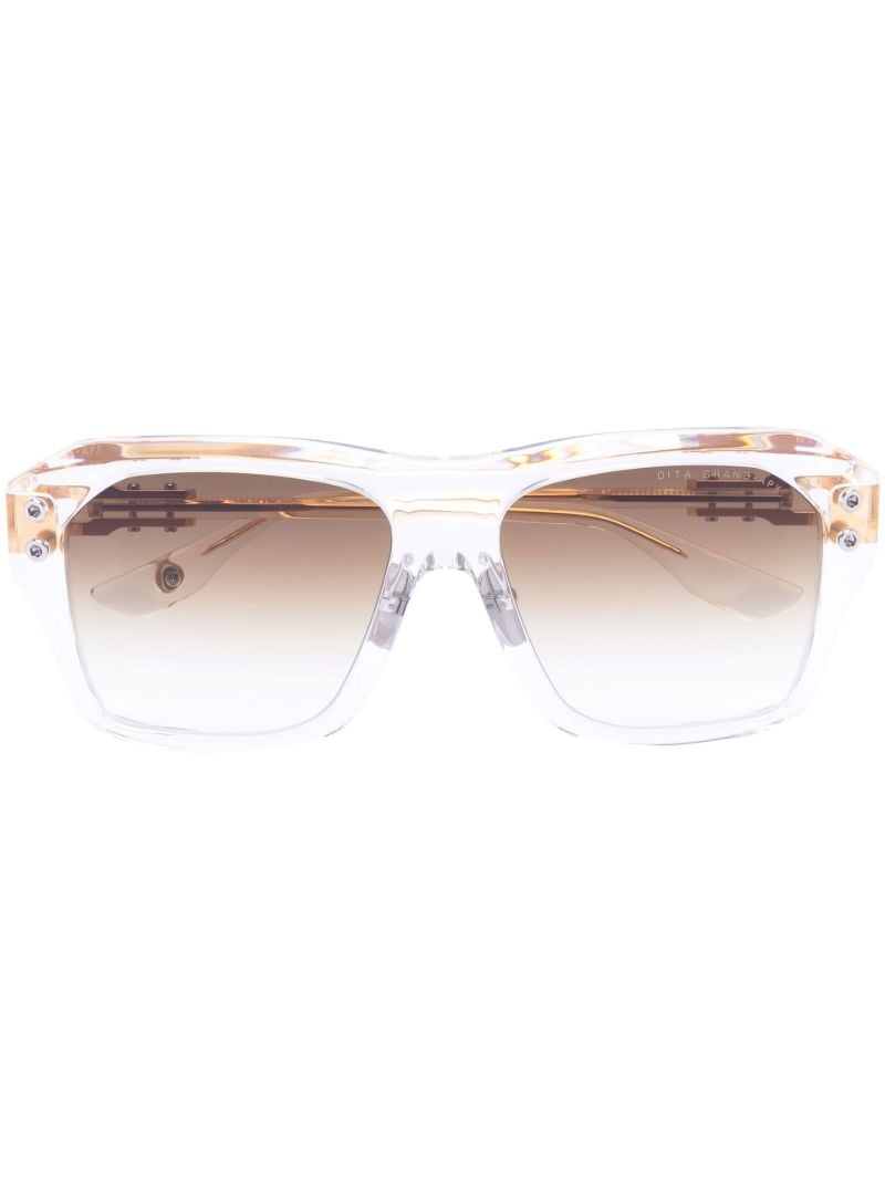 Clear Grand-apx Square Sunglasses