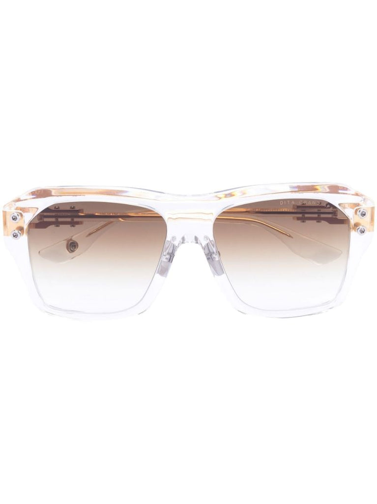 Clear Grand-apx Square Sunglasses