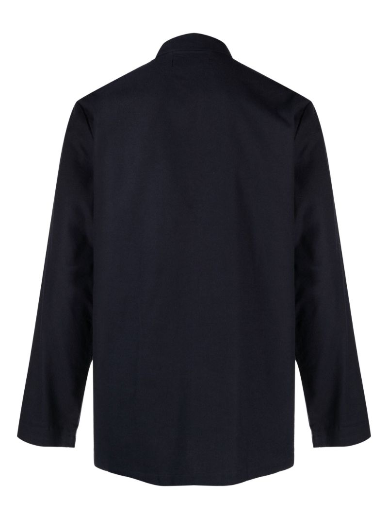 Navy Brushed Cotton Pyjamas Set