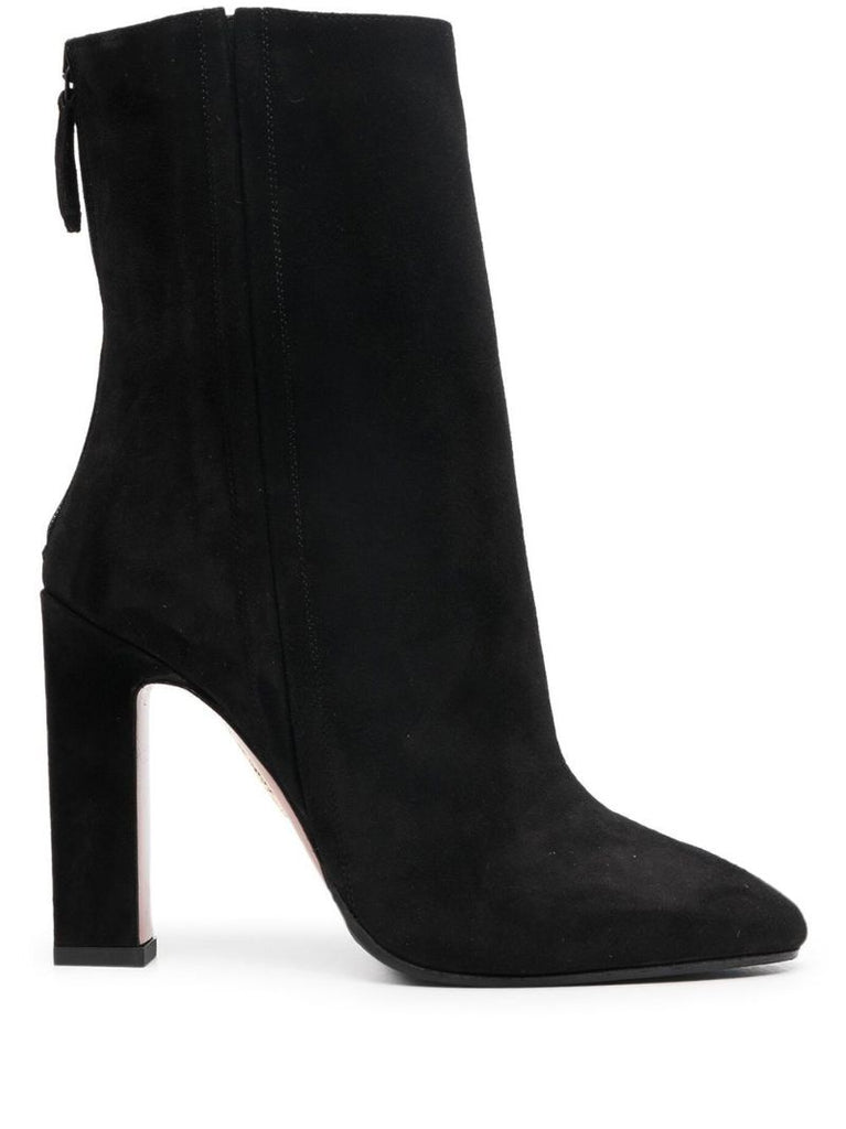 Black Joplin 105 Suede Ankle Boots