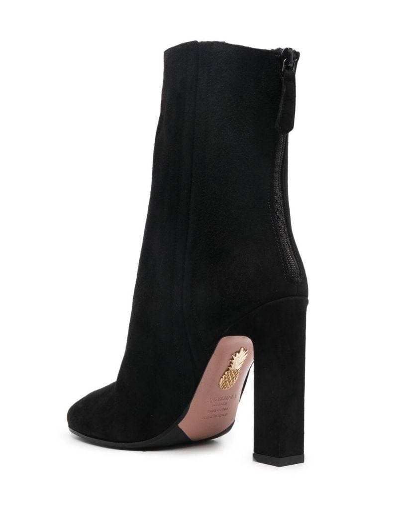 Black Joplin 105 Suede Ankle Boots