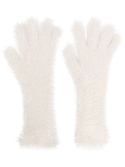 Neutral Les Gants Neve Fluffy Gloves