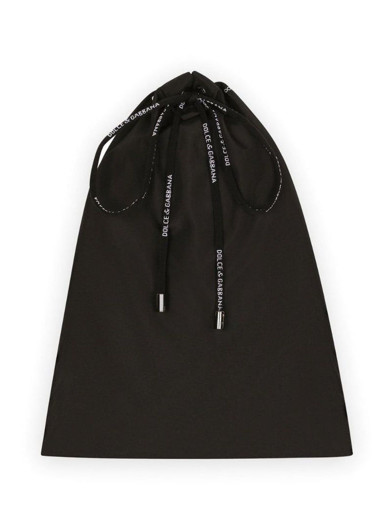 Black Dg Plaque Swim Shorts