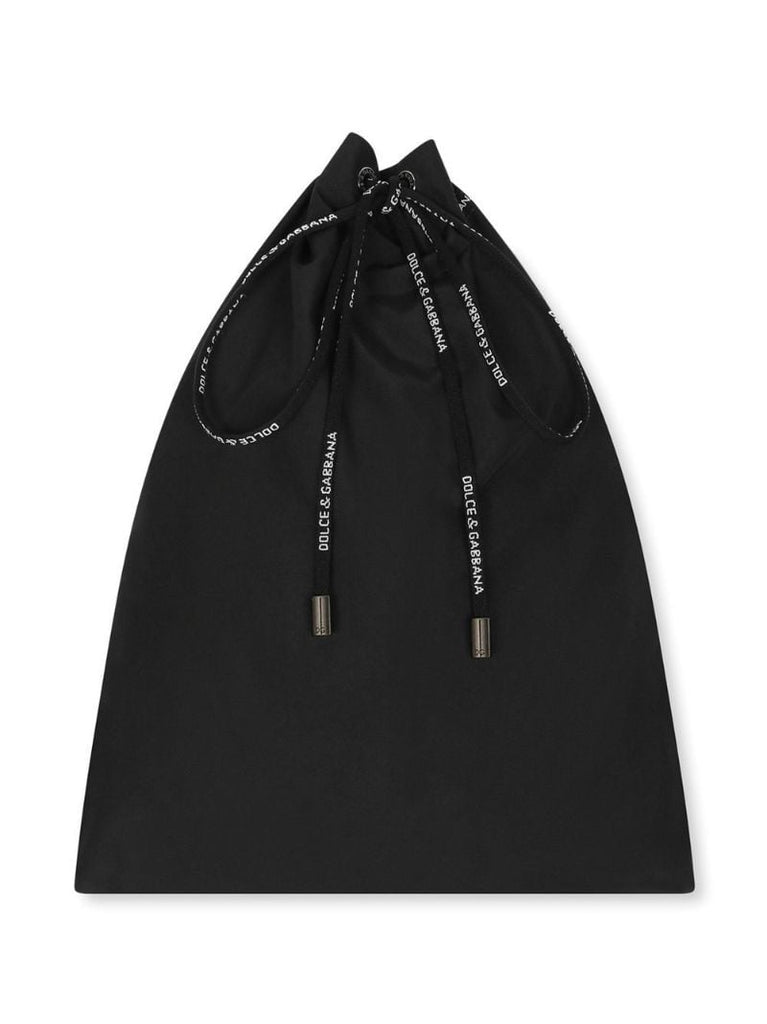 Black Logo Plaque Swim Shorts