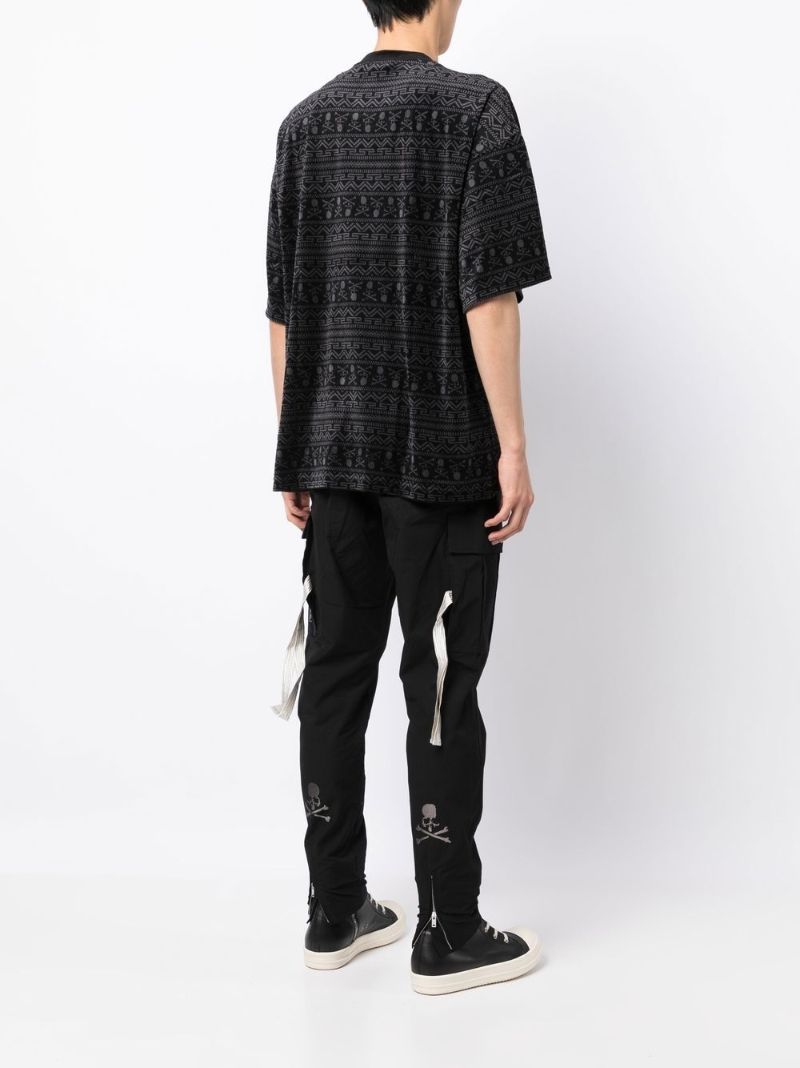 Black Abstract Pattern T-shirt