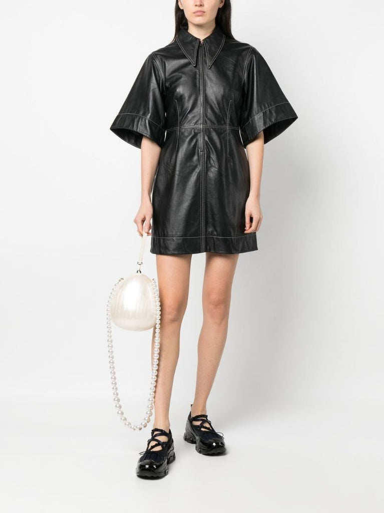 White Egg Faux Pearl Bag