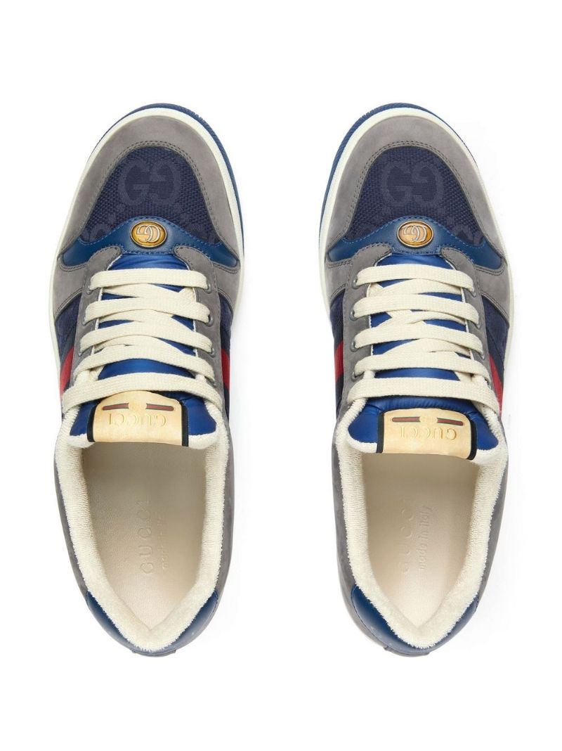 Grey Screener Suede Sneakers