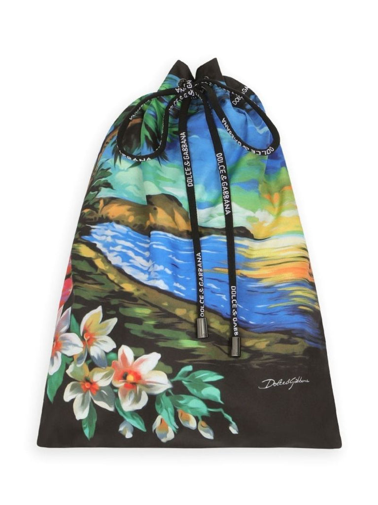 Multicolour Hawaiian Print Swim Shorts