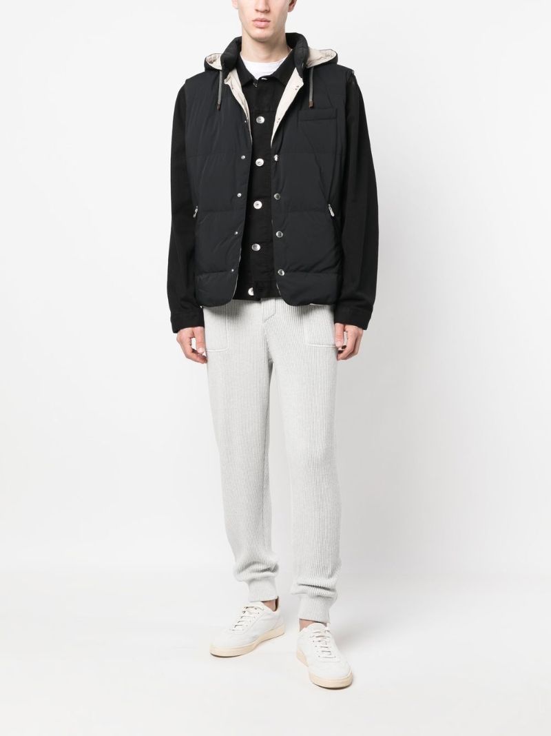 Black Button-down Denim Jacket