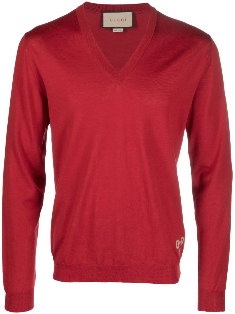Red Wool Sweater