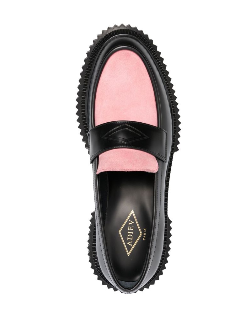 Black Leather Loafers