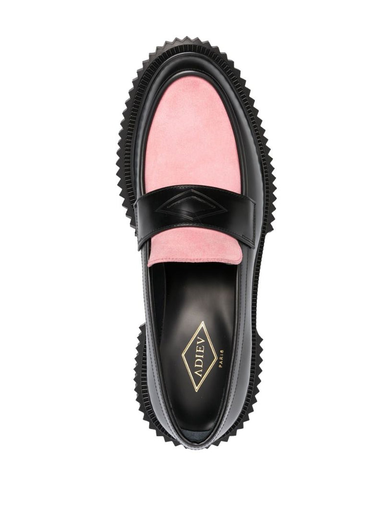 Black Leather Loafers