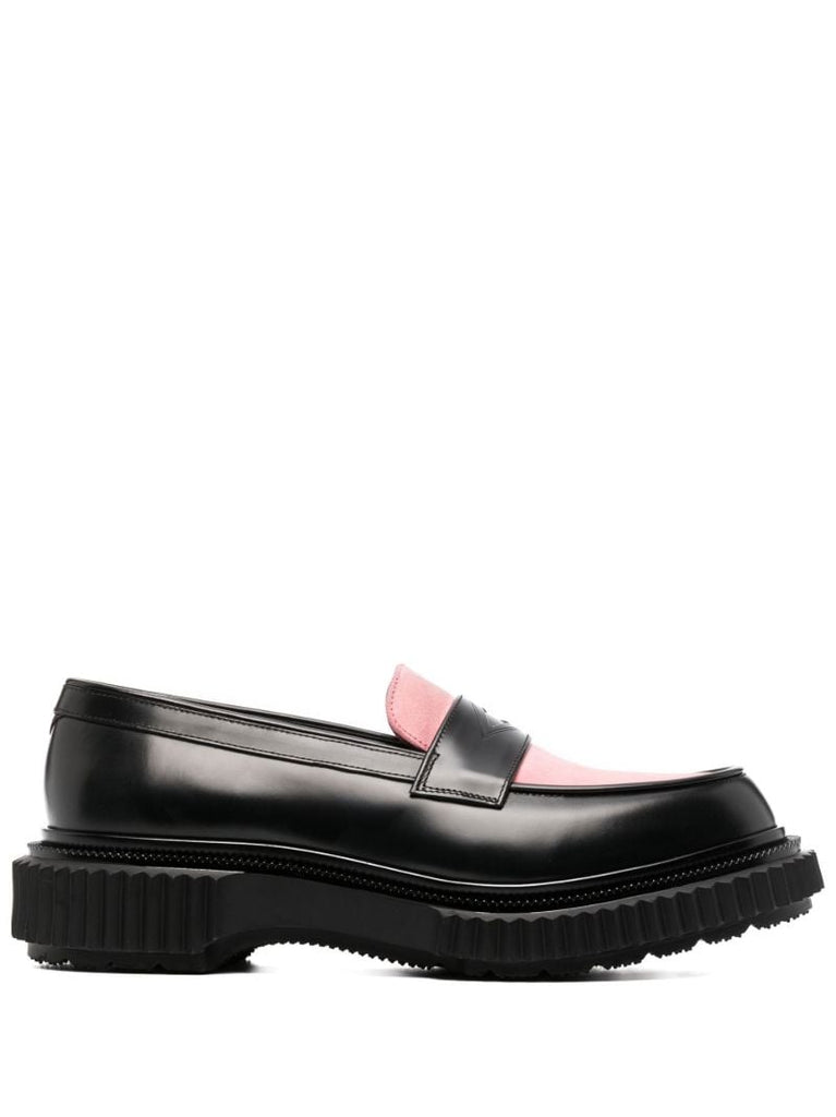 Black Leather Loafers