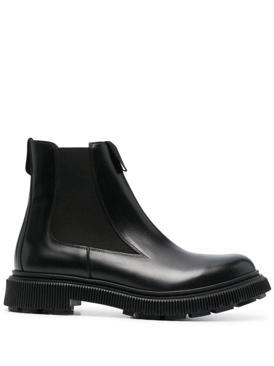 Black Type 188 Leather Chelsea Boots