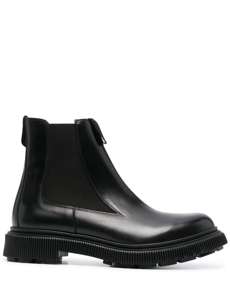Black Type 188 Leather Chelsea Boots