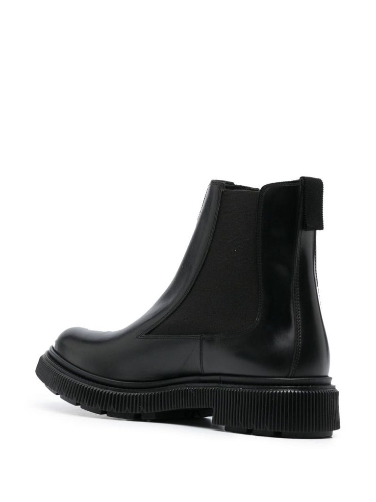 Black Type 188 Leather Chelsea Boots