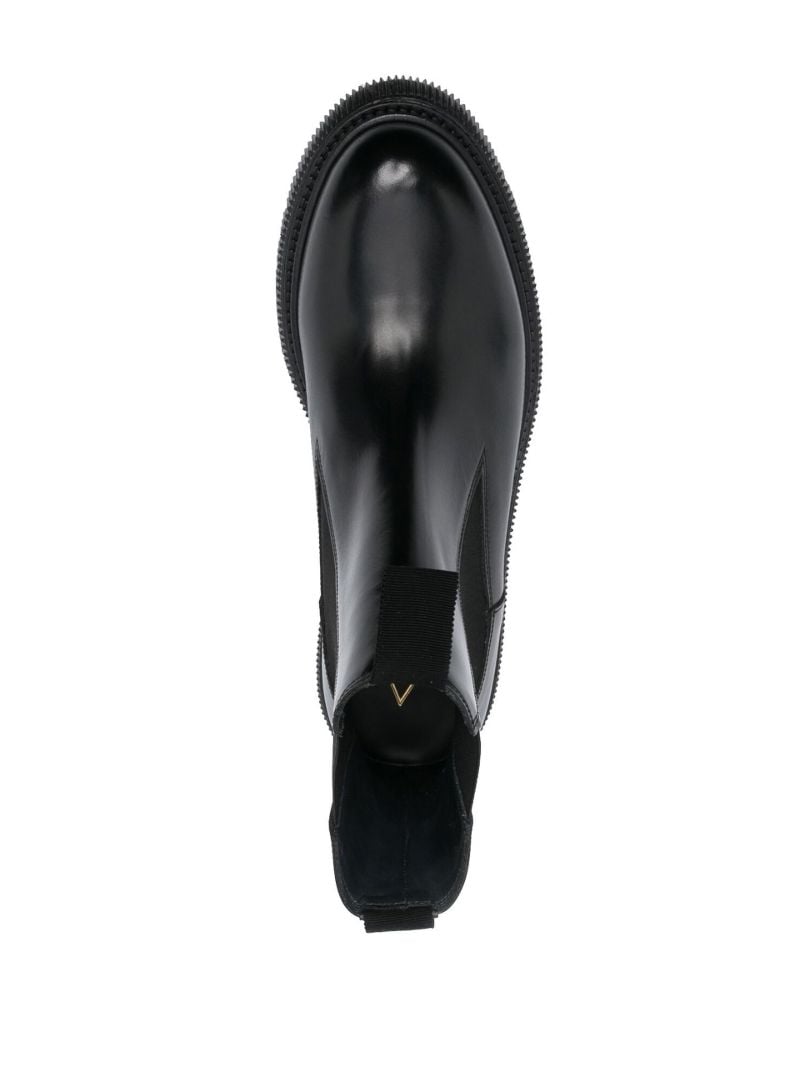 Black Type 188 Leather Chelsea Boots