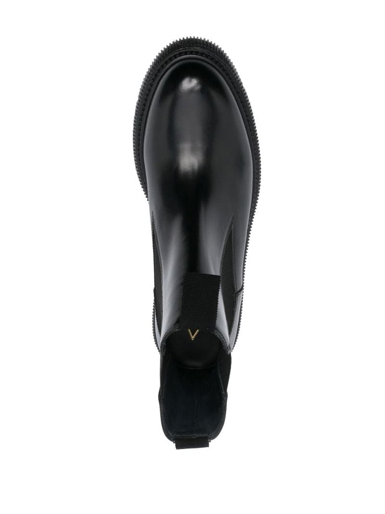 Black Type 188 Leather Chelsea Boots