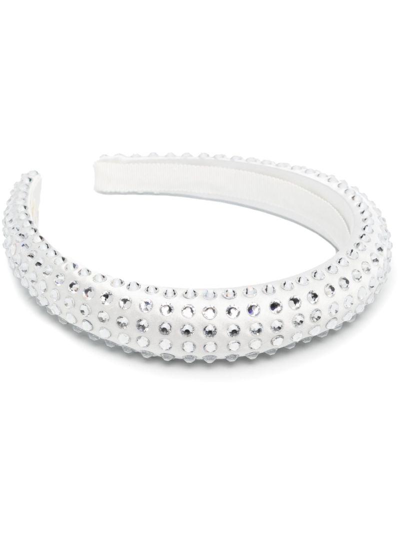 White Christelle Crystal Headband