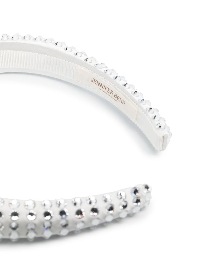 White Christelle Crystal Headband