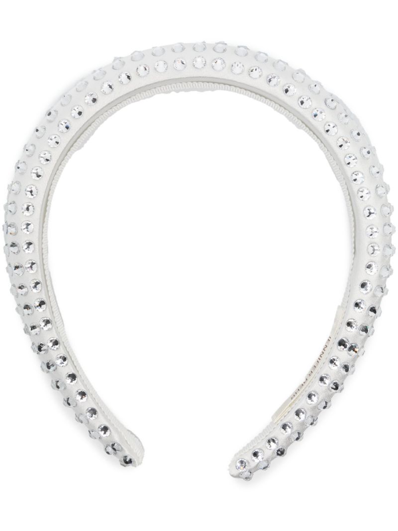 White Christelle Crystal Headband