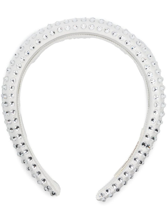 White Christelle Crystal Headband