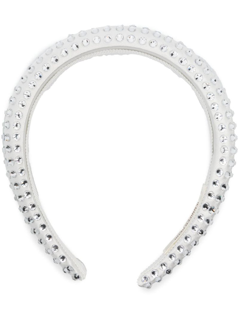 White Christelle Crystal Headband