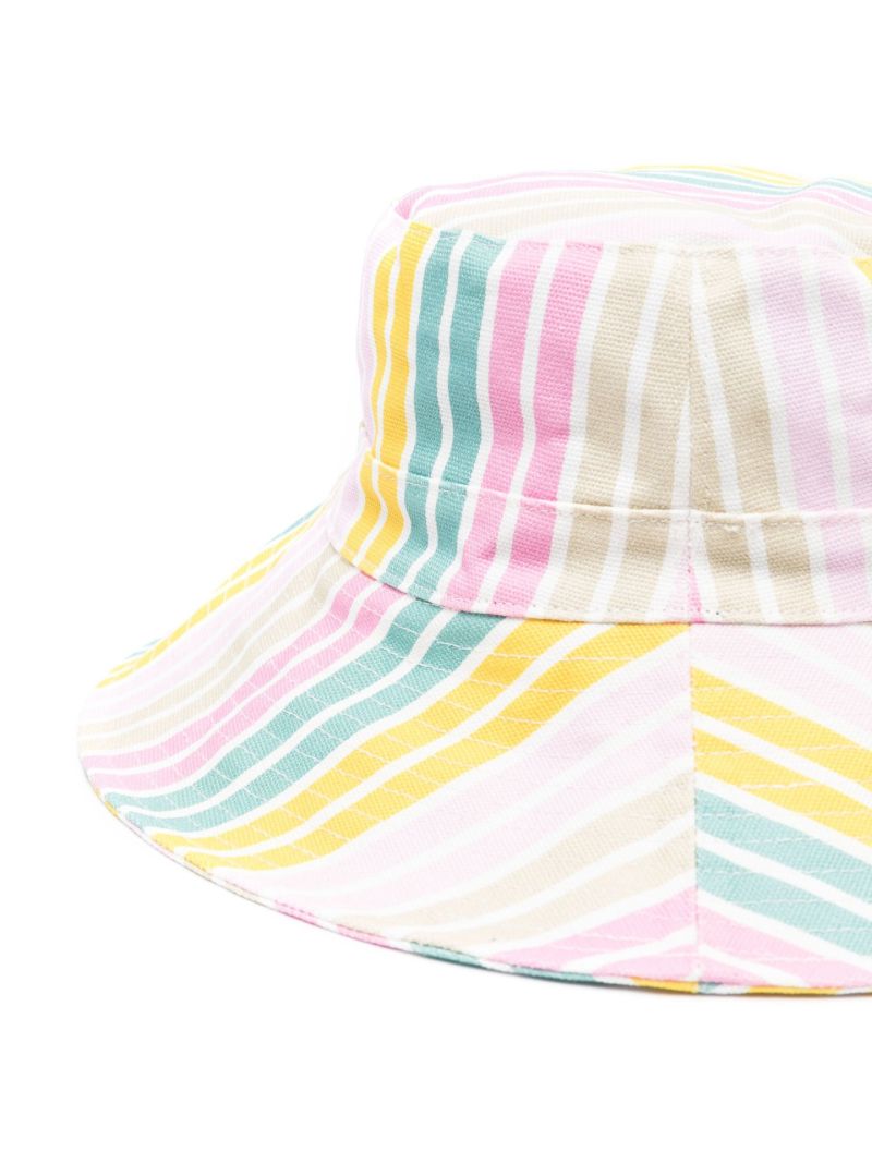 Pink Logo Patch Bucket Hat