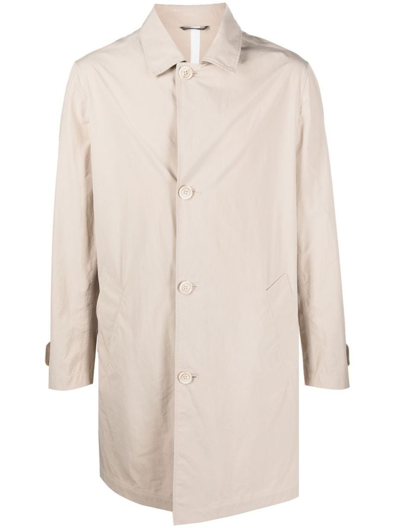 Neutral Single-breasted Coat