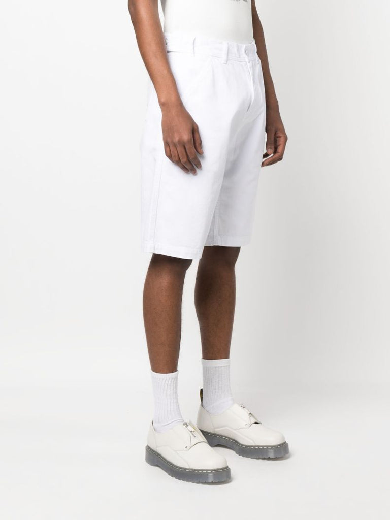 White Denim Skate Shorts