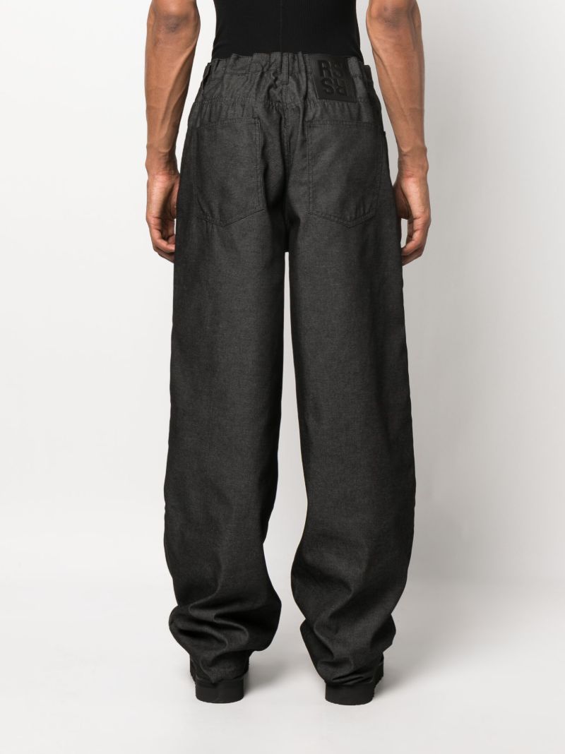 Black Skate Baggy-fit Trousers