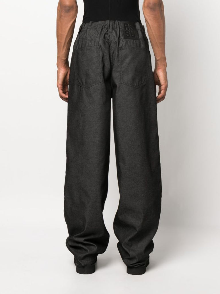 Black Skate Baggy-fit Trousers