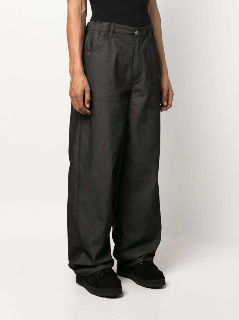 Black Skate Baggy-fit Trousers