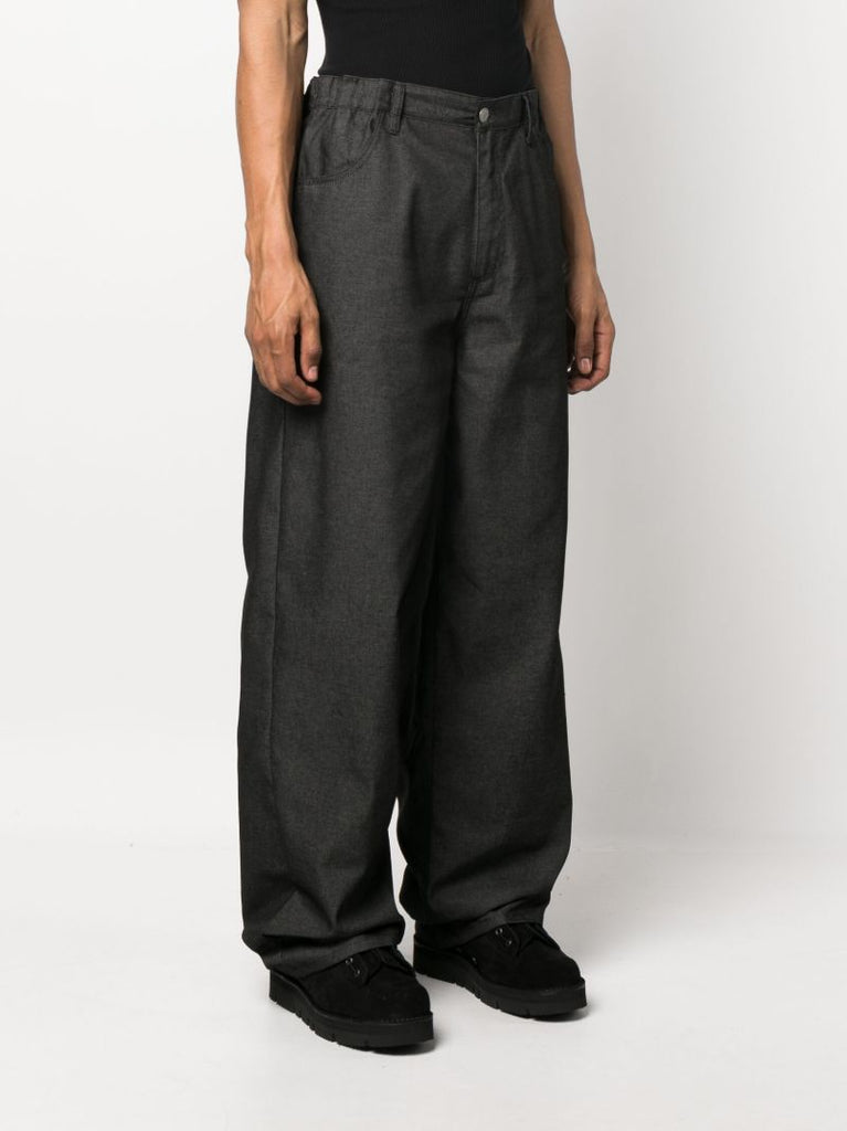 Black Skate Baggy-fit Trousers