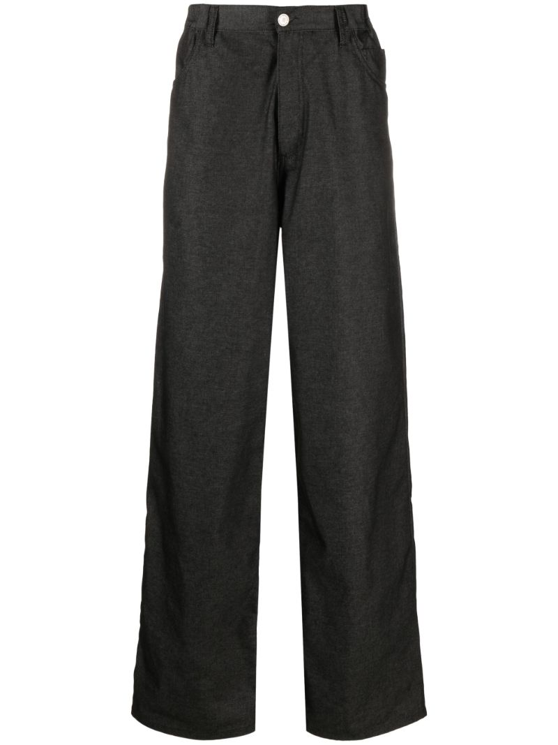 Black Skate Baggy-fit Trousers