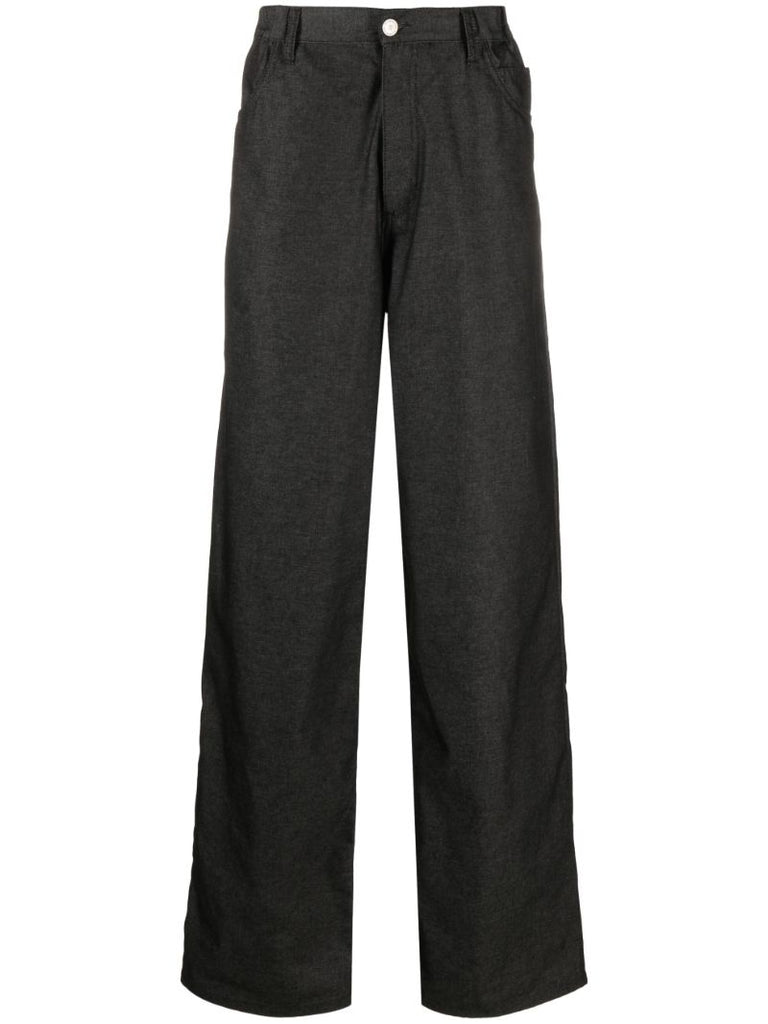 Black Skate Baggy-fit Trousers