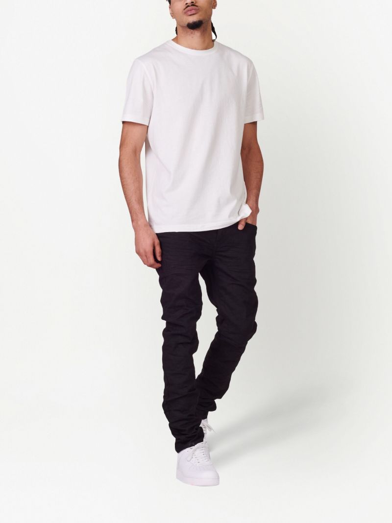 Black P001 Low-rise Skinny Jeans