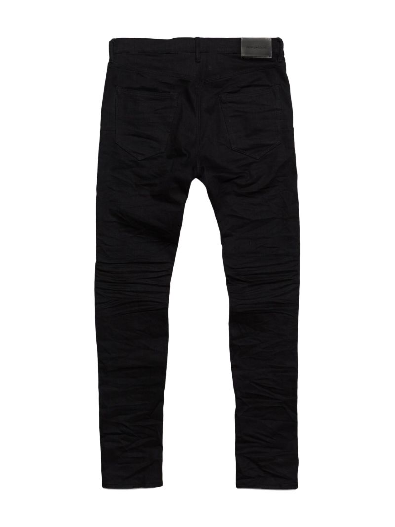 Black P001 Low-rise Skinny Jeans