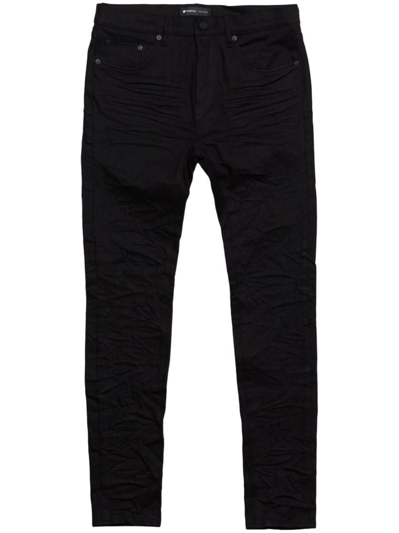 Black P001 Low-rise Skinny Jeans