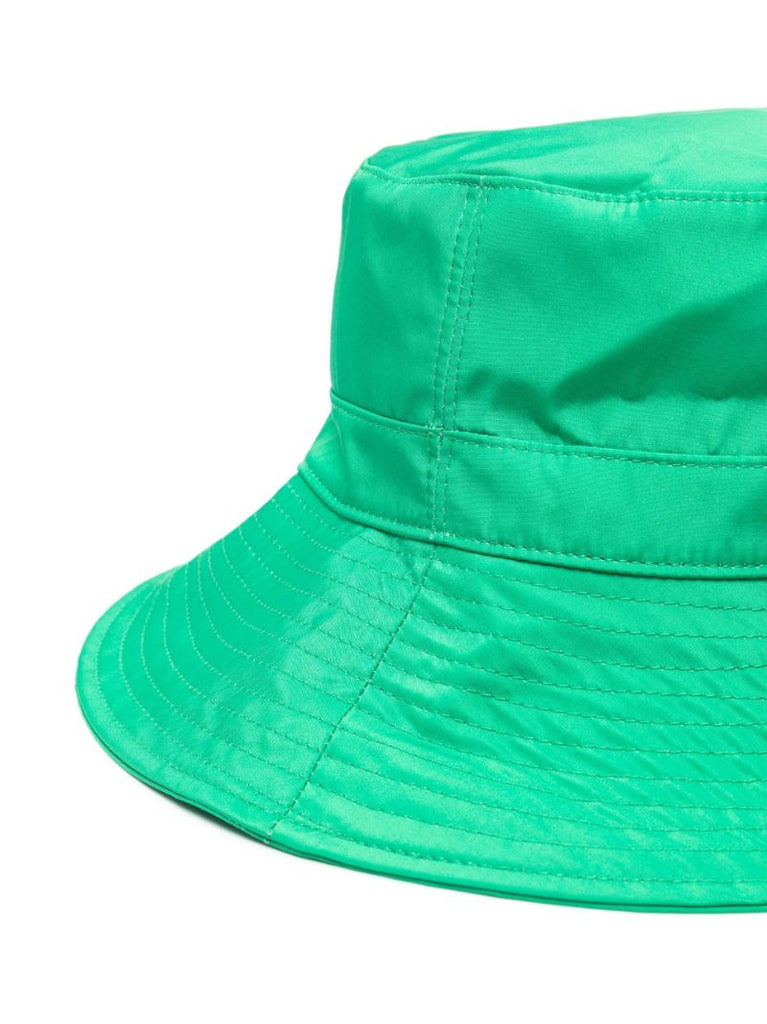 Green Logo Patch Bucket Hat