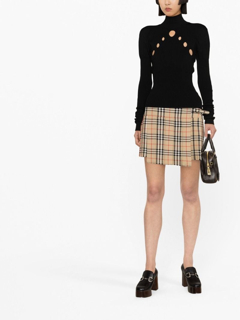Black Cut-out Sweater
