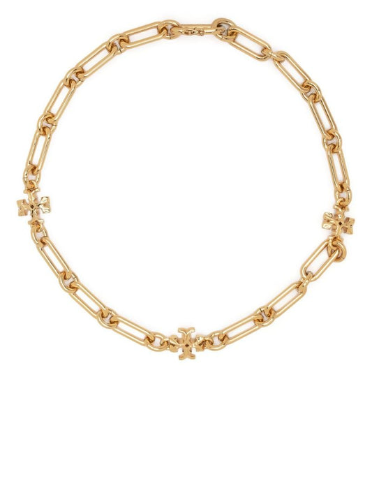Gold-tone Roxanne Chain Rope Necklace