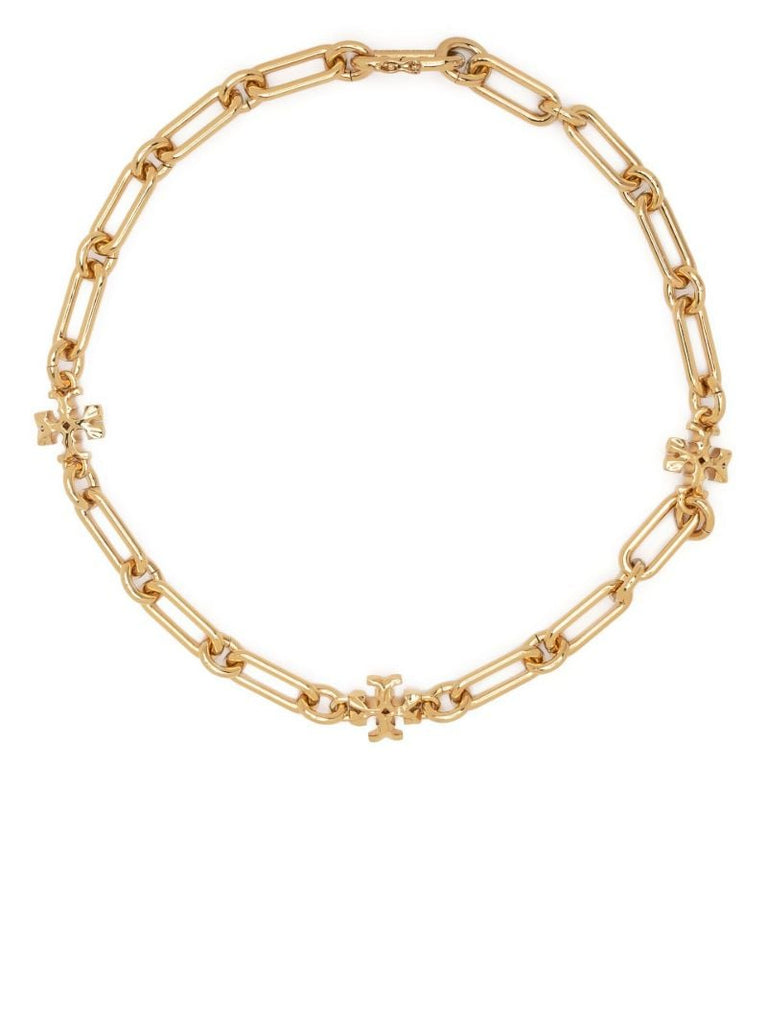 Gold-tone Roxanne Chain Rope Necklace